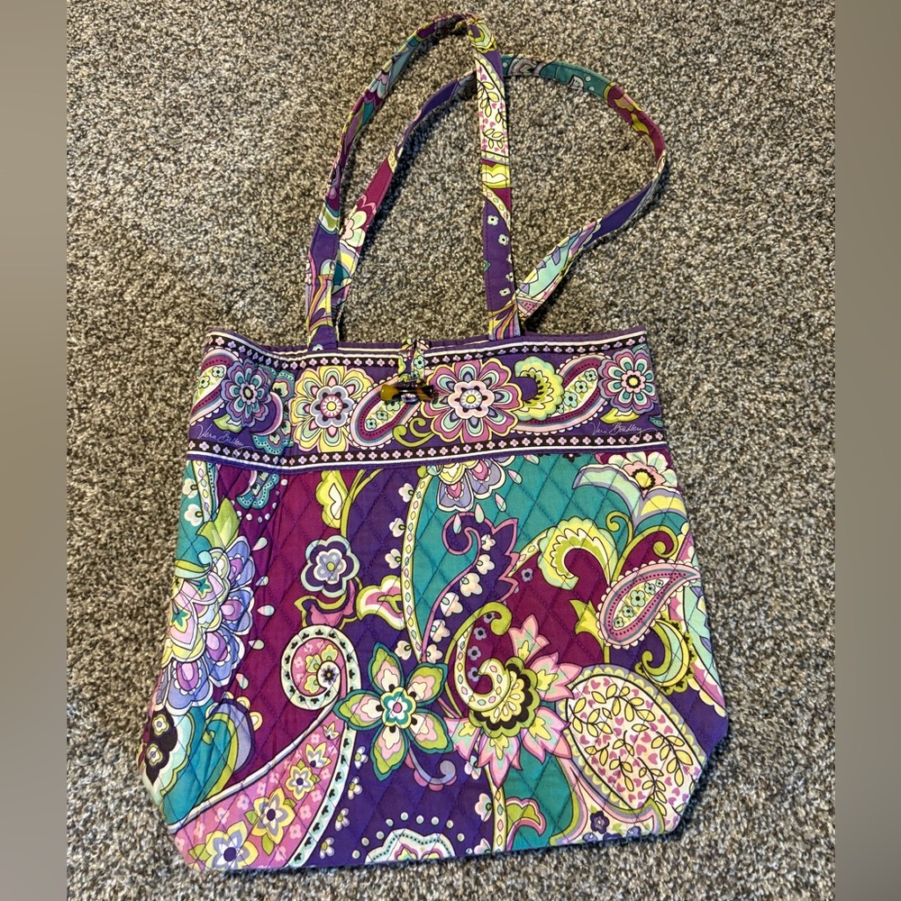 Vera Bradley Paisley Tote - Heather - Retired